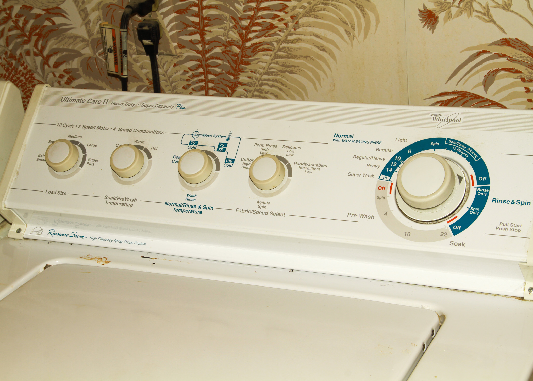 Whirlpool Ultimate Care II Super Capacity Plus Washing Machine EBTH